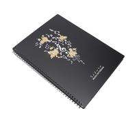 KIMISS Dossier de Partitions A4 - 40 Pages de Musique pour Orchestre et Chorale - Rangement élégant et Durable pour Partitions de Musique. (Un style)