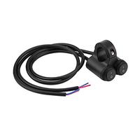 KIMISS double interrupteur de guidon moteur d'interrupteur d'éclairage de moto, interrupteur marche/arrêt de moto phare antibrouillards klaxon Double bouton de commande interrupteur de guidon double