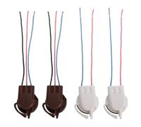 KIMISS Douille de Feu Arrière, Faisceau de Câblage de Lampe, 4 Pièces, pour Remplacement de Connecteur D Ampoule LED 3157 3057, pour Feu Arrière de Véhicule