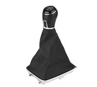 KIMISS Duokon Pommeau de levier de vitesse + guêtre couvre-bottes, Pommeau de levier de vitesses, 5 vitesses Pommeau de levier de vitesse pour voiture avec soufflet pour 7 MK7 2013-2017