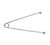 KIMISS Écarteur de Bouche de Pêche pour Retirer les Hameçons - Ouvre-bâillon de Poisson en Acier Inoxydable Durable pour la Pêche à la Ligne - Outil de Portable en Acier Inoxydable