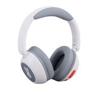 KIMISS Écouteurs Bluetooth pour Enfants sans Fil sur l'oreille avec Lumières LED - 25 Heures et Limitation de Volume pour Mobile, Tablette, Ordinateur Portable (White)