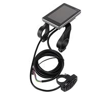 KIMISS Écran LCD pour Vélo électrique Compteur de Vitesse GD06 pour Vélos électriques 36 V et 48 V - Interface Réglable, Utilisation Multifonction, Facile pour Les Amateurs de Cyclisme