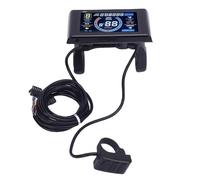 KIMISS Écran LCD pour Vélo électrique - Ordinateur de Vélo coloré étanche avec Connecteur NFC SM pour VTT, Mesures de Données Avancées et Intégration Intelligente