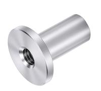 KIMISS Écrou à Souder en Acier Inoxydable M8 X 25 Mm à Souder sur écrou en T avec Insert fileté Femelle avec Base Ronde pour Filetage Femelle Automobile à dans le Raccord de