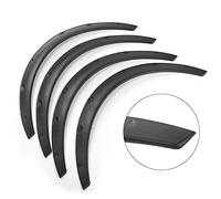 KIMISS Élargisseurs de Roue de Garde-Boue, 4 Pièces 80 Cm Extensions de Passage de Roue de Voiture Flexibles Universelles pour Berline SUV, Protection contre la Boue Extra Large