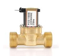 KIMISS Électrovanne électrique, G3 4 Entrée d'eau à 2 Voies N C Vannes à Pression Fermées Normales AC FCD-180B 220 240 V 180B Contrôle