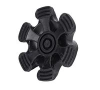 KIMISS Embout de Canne de Marche en Silicone à 6 Piliers pour une stabilité et une Adhérence Améliorées - Coussinet Anti-pied de 22 Mm pour Cannes et Béquilles