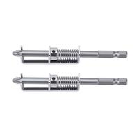 KIMISS Embout de Support de Vis à Ressort 2 Pièces, Outil de Retenue de Vis Anti-chute pour électriciens et Mécaniciens, Polyvalent pour la Réparation à Domicile, Acier allié Robuste