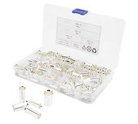 KIMISS Embouts de Fil Connecteurs à Sertir en Cuivre, Ensemble de 200 Pièces, Amplificateurs de Voiture, Extrémités de Câbles électriques Isolées