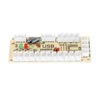 KIMISS Encodeur USB pour Contrôleur de Jeu A de - Bouton USB vers Joystick sans Délai pour Projets Rétro PC, MAME, Construction Facile de la Console de Jeu à Monter Soi-même (QM070916 (personne