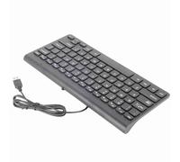 KIMISS Ensemble Clavier et Souris Filaire, Mini Ensemble USB Ultra Fin pour PC, Ordinateur Portable - Design Compact et Léger (Black)