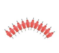 KIMISS Ensemble d'abreuvoirs Automatiques pour Poulets, 50 Mangeoires à Tétons pour Volaille, en PVC de 3/4 Pouces, Abreuvoir Facile à Installer pour Canard et Poule