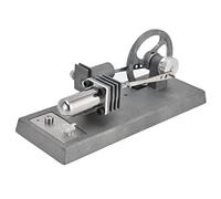 KIMISS Ensemble d'assemblage de Modèle de Moteur Moteur Stirling DIY - Jouet en Alliage de Zinc pour et Adultes, pour Les Projets Scientifiques et Les Démonstrations en Classe
