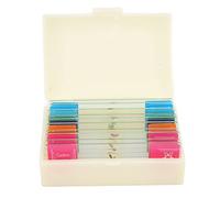 KIMISS Ensemble de 10 Diapositives de Portée-spécimens Biologiques Hautement Transparents pour les étudiants, Tissus Végétaux, Ct et Animaux, Observation Sûre