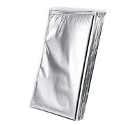 KIMISS Ensemble de 5 Pièces en Aluminium, Sac de Stockage de Nourriture Sac à Sandwich Isotherme Refroidisseur Thermique, Garder Le Sac isolé en Aluminium Argent (35 * 40cm) (30 * 35 cm)
