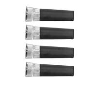 KIMISS Ensemble de Bouchons de Vin Sous Vide - 4 Pièces Réutilisables pour une Conservation étanche, Ralentit l'oxydation, Idéal pour les Amateurs de Vin.