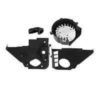 KIMISS Ensemble de Couvercle de Ventilateur de Liquide de Refroidissement pour GY6 ATV Go Kart Scooter | Shroud de Refroidissement Durable