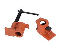 KIMISS Ensemble de Fixation d'étau de Serrage de Tuyau Robuste pour le Travail du Bois, Kit d'outils Réglable en Acier moulé de 1/2 Pouces