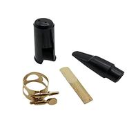 KIMISS Ensemble de Housses de Protection pour Saxophone Alto Flat E, avec Attache de Ligature, Embout et Anche, Accessoire Essentiel pour les Musiciens