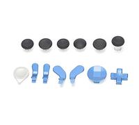 KIMISS Ensemble de Palettes de Boutons de Manette de Jeu pour One Series 2 - Ensemble d'accessoires de Remplacement avec Boutons en Métal et en Silicone pour une Expérience de Jeu Améliorée (BLUE)