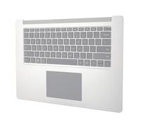 KIMISS Ensemble de pavé de Clavier Palmrest de 15 Pouces - Remplacement de l'Ordinateur Portable 3/4/5 1873 | Améliorez la fonctionnalité de Votre Ordinateur Portable (Black) (Silver)