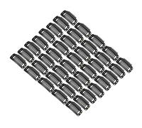 KIMISS Ensemble de Pinces à Perruque 40 Pièces-pinces à Peigne à Pression en Acier Inoxydable à 9 Dents pour Extensions de Cheveux Bricolage-accessoires de Fixation de Perruque Sécurisés, 1,3 Pouces
