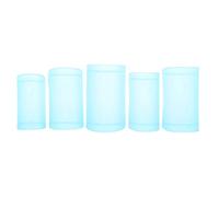 KIMISS Ensemble de Protection de Membrane de Flûte, 5 Pièces, pour Instruments Traditionnels C Se, Accessoire ABS pour des Performances Améliorées et un Attrait Esthétique (BLUE)