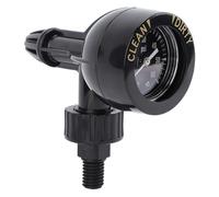 KIMISS Ensemble de Soupape de Décharge de Manomètre 0-60 PSI pour Filtres de Piscine et Spas, Filetage Externe G3/8, Résistant à l'eau, Anti-rayures