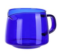 KIMISS Ensemble de Tasses à café en Verre Borosilicate - Tasse de Partage de 300 ML avec Poignée Ergonomique, Boisson à la Chaleur, Cappuccino, thé, Boissons Chaudes (Blue)