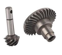 KIMISS Ensemble d'engrenages Coniques Robustes en Acier Inoxydable 30T/8T, Pièce de Rechange Parfaite pour Voiture Axial AR44 RC, Maillage d'engrenage amélioré, Accessoire de