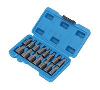 KIMISS Ensemble d'extracteurs de 15 Pièces, Kit d'outils de Retrait de Vis Endommagés pour Boulons Dénudés et Cassés, Solution Robuste en Acier Cr Mo