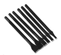 KIMISS Ensemble d'Outils de Ciseau à Coudre en Cuir, 6 Outils de Poinçonnage pour l'artisanat du Cuir, Ciseaux en Acier au Carbone Durables pour les Projets de Couture de Bricolage