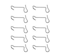 KIMISS Ensemble d'outils de Tendeur de Fil de Clôture de 10 Pcs - Rescourteur de Fil en Acier en Métal pour Réparation et Tension de barbelé - Solutions de Réparation de Clôture Efficaces