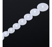 KIMISS Ensemble en Plastique Robots et Voitures - Kit d'engrenages Moteur 12 Pièces, Modélisme