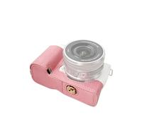 KIMISS Étui de Protection de la Caméra ZVE10 avec Adhérence Améliorée, Montage Polyvalent, Sac de Caméra pour ZVE10, pour Une Protection Premium (Pink)