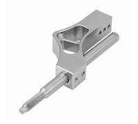 KIMISS Extension de Levier Réglable en Hauteur en Acier Inoxydable et Alliage D'aluminium pour Manette Manuelle(Argent)