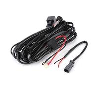 KIMISS Faire du Faisceau de Câblage de Voiture Imperméable 12V 40A pour Le Faisceau de Fil D'éclairage LED, Agent de Contrôle activé/éteint avec Lumière Indicatrice, pour Le Feu de