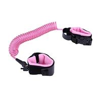 KIMISS Faire du Poignet Anti-perdant de 2,5 M avec Serrure de clé de sécurité - Bracelet de Harnais pour Tout-bas0 pour la sécurité en Plein Air (Pink)