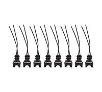 KIMISS Faisceau de Fils de Connecteur D'injecteur de Carburant, 8 Pièces Connecteur D'injecteur de Carburant Bouchons de Câblage Clips Coupe épissure Style EV1 8 pour EV1