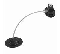 KIMISS Fenêtre de sécurité pour bébé et Verrouillage du Réfrigérateur - Verrouillage du Câble de sécurité pour les Fenêtres et les Portes - Installation Facile et Longueur Réglable Blanc (BLACK)