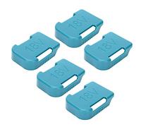 KIMISS Fente de Support de Batterie au Lithium Anti-poussière 18V, 5 Pièces, Options de Montage Polyvalentes pour un Stockage organisé