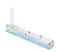 KIMISS Ferme et Boîte d'élevage en Acrylique pour Observer Les Fourmis - Formicarium Hydratant avec Château d'eau (nid Bleu)