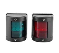 KIMISS Feux de navigation, paire de lampe de signalisation IP66 voyant d'avertissement de Navigation LED vert rouge pour bateau marin 12V