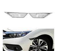 KIMISS Feux de Position Latéraux Menés, Lampe Sidemarker Comp, Paire de Clignotants Latéraux avec Ampoules Led 20559010 de Remplacement pour Civic 2016-2021(blanche)