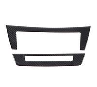 KIMISS Fibre Carbone Console Couvercle du Panneau de Commande Central pour W204(Couleur unie)