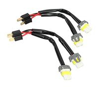 KIMISS Fiffeur de Phare Fire de Câble Mâle H4 à la Femelle 9003 9005 9006 Conversion pour Le Camion et Ramassage à LED - Adaptateur de Câblage d'installation Facile