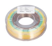KIMISS Filament d'imprimante 3D en Soie PLA 1,75 Mm pour Imprimantes 3D - Dégradé Multicolore, Bobine de 200 G pour Projets Artistiques