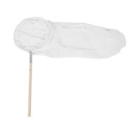 KIMISS Filet Anti-Mouches avec Manche en Bois, Filet Anti-Mouches en Fer et Polyester pour Jeux en Plein Air et Exploration de la Nature