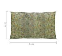 KIMISS Filet de camouflage avec sac de rangement 3x6 m Vert-LEF